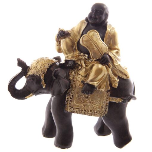 Buda felicidad en elefante
