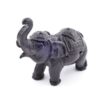 Figura de elefante negro pequeño