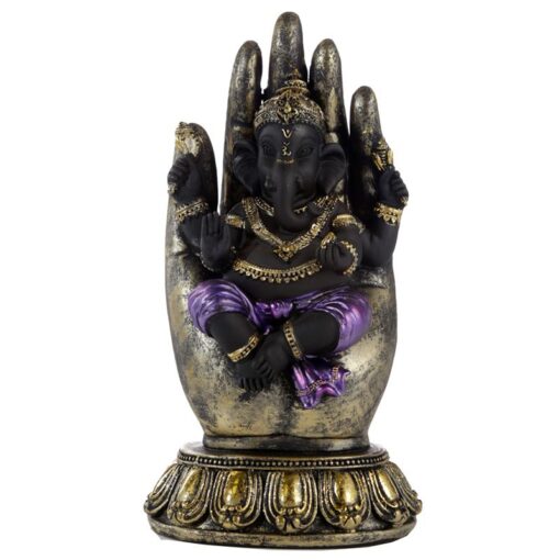 Ganesha sentada en mano