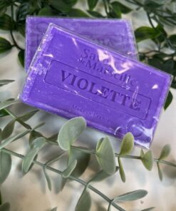 Jabón natural de violeta
