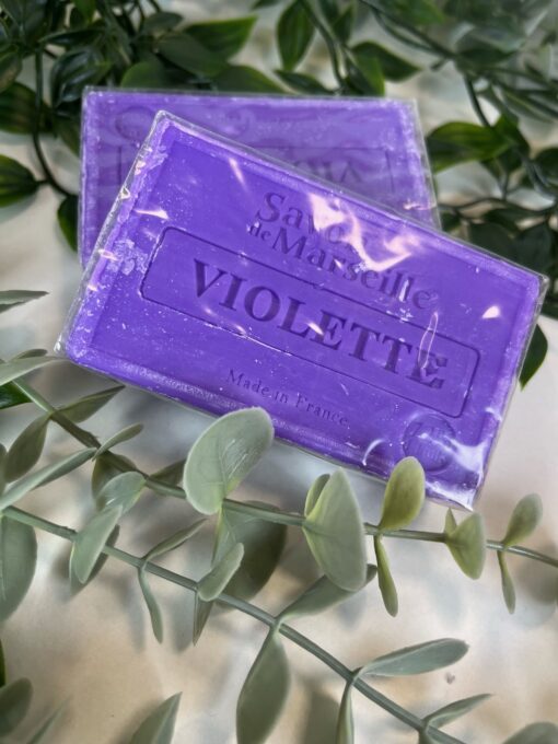 Jabón natural de violeta