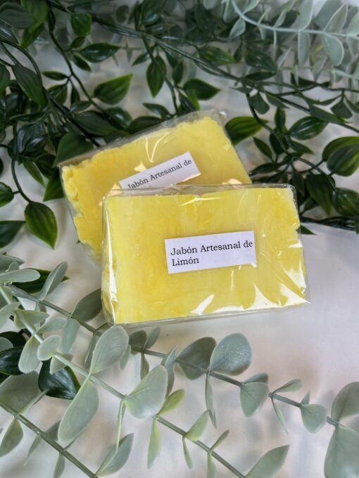 Jabón artesanal de limón
