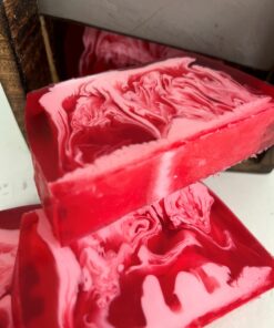 Jabón artesanal de cereza