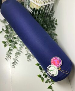 Bolster yoga azul algodón orgánico